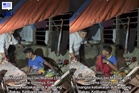 Tidur Atas Kerusi, Isteri Berehat Di Atas Tong – Pasangan Ini Terus Bertahan Di Tapak Rumah Yang Hangus Terbakar