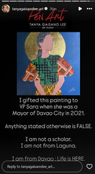 Davao artist debunks Madriaga claim that he 'gifted' a painting to Sara