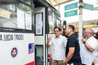 Marcos inspects Service Contracting Program implementation at Araneta Center terminal