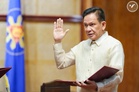 Sarmiento takes oath as presidential peace adviser