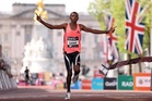 Kenyan breaks 2-hour marathon barrier by 30 seconds