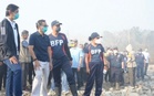 Dizon, team inspect smoldering landfill