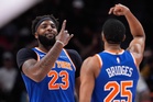 Knicks demolish Hawks to advance in NBA playoffs