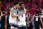 Edwards returns and Timberwolves overcome big game by Wembanyama to beat Spurs 104-102 in Game 1