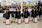 North Korean women's soccer team arrives in South Korea for regional tournament