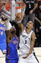 Wemby stars as Spurs level series at 2-2