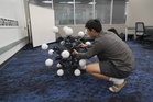 Introducing Argus, a robot with 20 legs and eyes built to move and see in any direction instantly