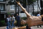 Protesting teachers in Mexico topple player statues days before World Cup
