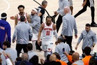 Brunson scores 30 and Knicks finish on 11-0 run, steal Game 1 from Spurs with 105-95 win