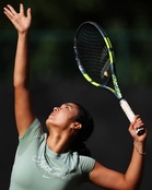 Eala downs Charaeva to advance in Birmingham Open