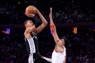 Spurs edge Knicks 115-111 in NBA Finals