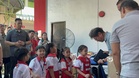 Marcos distributes educational materials to students from 13 public schools in San Juan