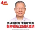 張漢明促嚴打偷電集團籲持續執法鏟除源頭