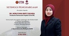 13 tahun gred N1, 2 tahun miliki PhD, Dr Norliyana kini pensyarah jadi inspirasi warganet