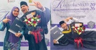 'Sebak tengok anak melangkah tanpa ayahnya' - Hadie anak sulung Suhaimi Saad konvokesyen, Ina Naim luah rasa sayu