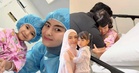 'My strong girl!' Wany Hasrita kongsi detik cemas anak alami inguinal hernia dan dibedah