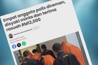 Empat anggota polis didakwa 'makan suap' dilepaskan dengan jaminan SPRM