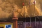 Blok akademik, asrama pelajar lelaki terbakar
