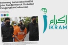 Kes seleweng dana zakat RM230 juta: IKRAM beri kerjasama penuh, rehatkan ahli terlibat