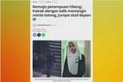 Remaja perempuan hilang di Desa Petaling, ditemui selamat