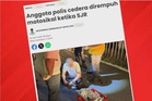Penunggang motosikal rempuh polis trafik didenda RM3,000