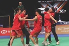 China sekat impian Perancis, kekalkan kejuaraan Piala Thomas