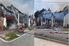 Bangunan di Tapak Pesta Pulau Pinang terbakar
