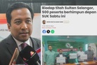 'Pejabat MB Selangor sedia makanan, minuman peserta Himpunan Daulat Tuanku'- Mohd Najwan