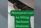 Bakal pengantin sorok atas siling elak dicekup khalwat