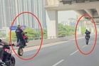 Lagak 'wheelie', dua penunggang Ducati ditahan