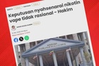 MMA gesa kerajaan senarai semula nikotin cecair bawah Akta Racun
