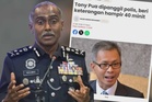 Polis sedang lengkapkan kertas siasatan libat Tony Pua