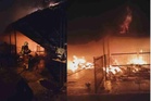Lima rumah teres terbakar, remaja melecur dikejarkan ke hospital