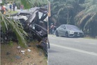Nahas di Simpang Renggam: Seorang lagi maut kereta masuk gaung, pemandu Mercedes Benz ditahan