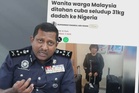 PDRM cari anak suspek wanita tempatan ditahan bawa 31kg dadah di Nigeria