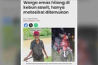 Warga emas hilang di Jempol ditemukan selamat selepas 4 hari operasi SAR