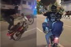 Empat lelaki ditahan aksi ‘wheelie’ di ibu negara
