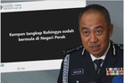 Polis Perak nasihat jangan ambil tindakan sendiri terhadap Rohingya