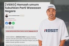 Transformasi 26 bahagian gerakan 'Reset' Johor ke dalam Parti Wawasan Negara
