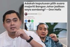 Label Onn Hafiz sombong, Akmal Saleh 'tegur' PM