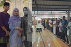 'Kami bercinta sejak zaman sekolah' - Tunang imamkan jenazah bakal isteri