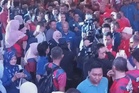Sorakan 'Hidup Tan Sri', 'PN! PN!' bergema sambut ketibaan Muhyiddin