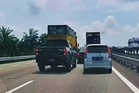 Polis kesan individu pandu Hilux, Viva secara melulu di lebuh raya