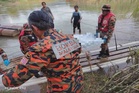 Budak tergelincir di sungai ditemukan tersangkut pada paip pam air