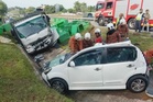 Lapan cedera, wanita tersepit dalam nahas tiga kenderaan