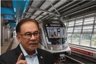 LRT3: Tambang percuma selama sebulan mulai esok -Anwar