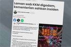 Portal rasmi KKM yang digodam tidak simpan rekod perubatan, data pesakit