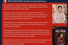 Rosmah kecam Kor Ming guna wajahnya dalam kempen PRN Johor