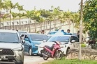 MPV polis dilanggar pemandu mabuk