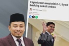 Pembebasan Syed Saddiq: 'Tahniah bro, boleh pandang ke depan. Kami tunggulah kot-kot sampai kad'